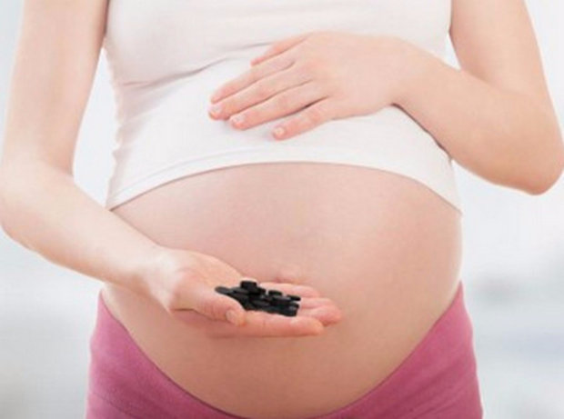 Прием угля беременной