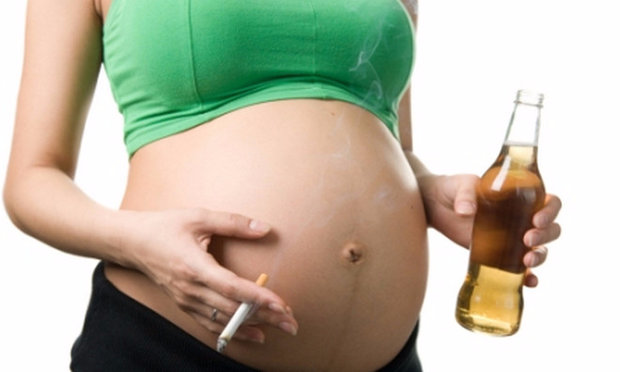 алкоголь и сигареты при беременности