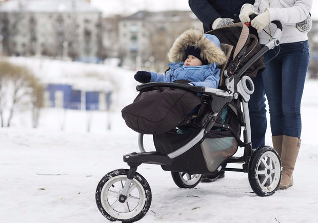 Прогулки с малышом зимой