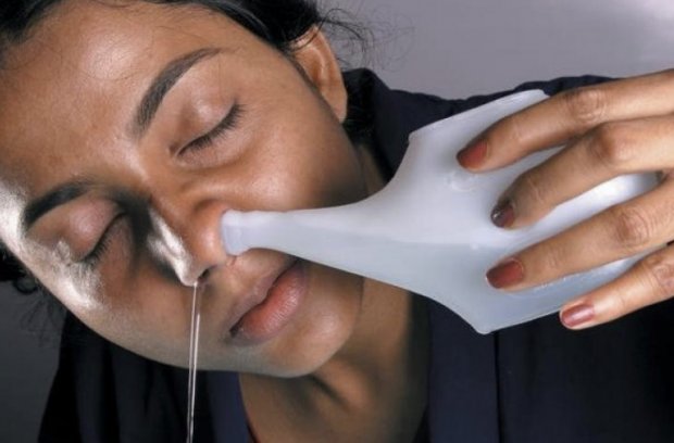 Промывание носа